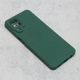Futrola - maska Silikon Pro Camera za Samsung A125F Galaxy A12 tamno zelena.