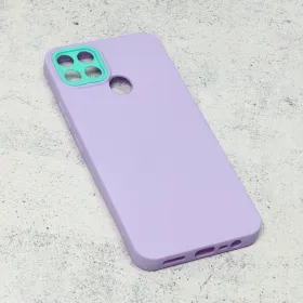 Futrola - maska Camera Color HD za Realme C25 ljubicasta.