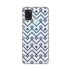 Silikonska futrola - maska print Skin za Samsung A217F Galaxy A21s Blue cubes.
