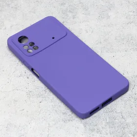 Futrola - maska Teracell Giulietta za Xiaomi Poco X4 Pro 5G mat ljubicasta.