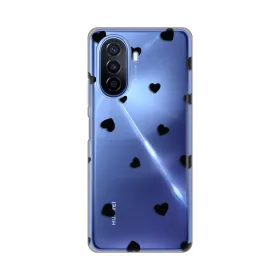 Silikonska futrola - maska print Skin za Huawei Nova Y70/Nova Y70 Plus Hearts.