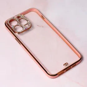 Futrola - maska Cirkon Camera za iPhone 14 Pro Max 6.7 roze.