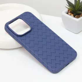 Futrola - maska Weave case za iPhone 14 6.1 Pro plava.