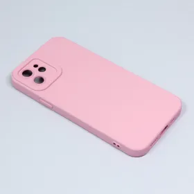 Futrola - maska Silikon Pro Camera za iPhone 12 6.1 roze.