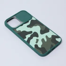 Futrola - maska Camera Army za iPhone 12 6.1 tamno zelena.