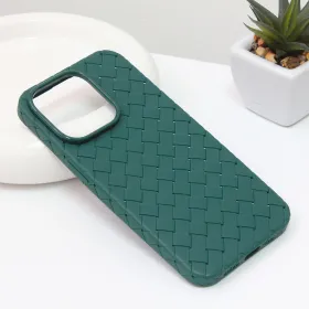 Futrola - maska Weave case za iPhone 14 6.1 Pro zelena.