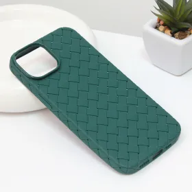 Futrola - maska Weave case za iPhone 14 6.1 zelena.