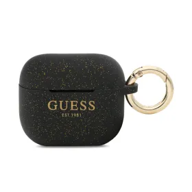 Futrola - maska Guess Airpods 3 Glitter crna (GUA3SGGEK).