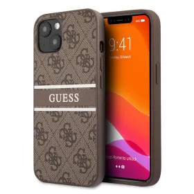 Futrola - maska Guess Stripe za iPhone 13 6.1 braon (GUHCP13M4GDBR).