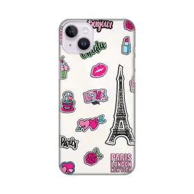 Silikonska futrola - maska print Skin za iPhone 14 Plus 6.7 Love Paris.