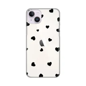 Silikonska futrola - maska print Skin za iPhone 14 Plus 6.7 Hearts.