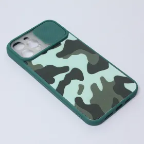 Futrola - maska Camera Army za iPhone 12 Pro Max 6.7 tamno zelena.