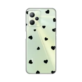 Silikonska futrola - maska print Skin za Realme C35 Hearts.
