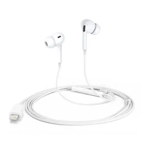 Slusalice sa adapterom za punjenje JH-015 za iPhone lightning bele HQ.