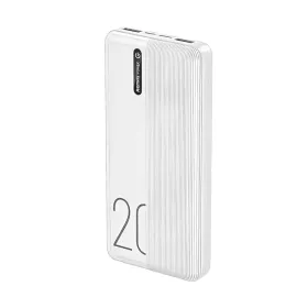 Power bank prenosiva baterija Remax Landon RPP-296 2.1A 20000 mAh bela.