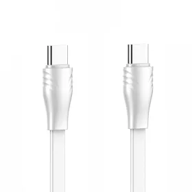 USB Data kabl LDNIO LC131-C 65W Type C na Type C beli 1m.