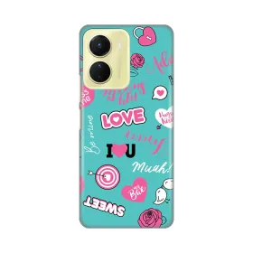 Silikonska futrola - maska print za Vivo Y16 Love.