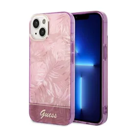 Futrola - maska Guess Hc IML Electro Cam Jungle za iPhone 14 Plus 6.7 pink (GUHCP14MHGJGHP).