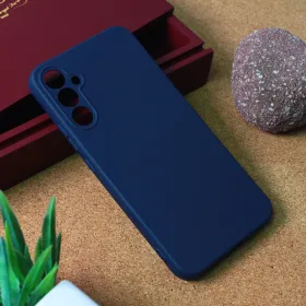 Futrola - maska Teracell Giulietta za Samsung Galaxy A34 5G 5G mat tamno plava.