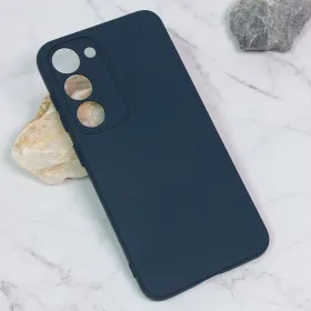 Futrola - maska Nano Silikon za Samsung S916B Galaxy S23 Plus tamno plava.