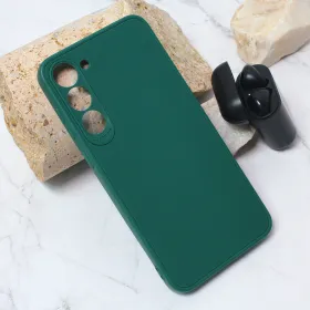 Futrola - maska 3D Camera za Samsung S916B Galaxy S23 Plus tamno zelena.