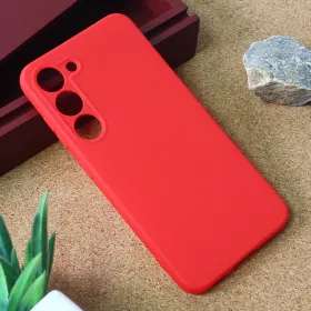 Futrola - maska Teracell Giulietta za Samsung S916B Galaxy S23 Plus mat crvena.