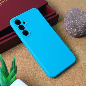 Futrola - maska Teracell Giulietta za Samsung A546B Galaxy A54 5G mat svetlo plava.