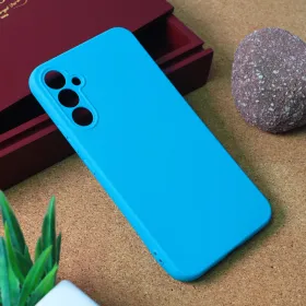 Futrola - maska Teracell Giulietta za Samsung Galaxy A34 5G 5G mat svetlo plava.
