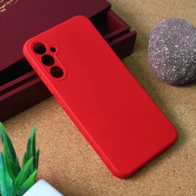 Futrola - maska Teracell Giulietta za Samsung Galaxy A34 5G 5G mat crvena.
