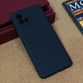 Silikonska futrola - maska Ultra Thin za Motorola Moto G72 mat crna.