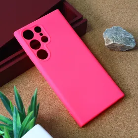 Futrola - maska Teracell Giulietta za Samsung Galaxy S23 Ultra mat pink.