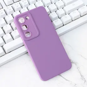 Futrola - maska Silikon Pro Camera za Samsung S911 Galaxy S23 5G ljubicasta.