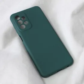Futrola - maska Teracell Soft Velvet za Samsung A235 Galaxy A23 tamno zelena.