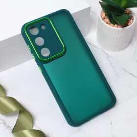 Futrola - maska Shining Camera za Samsung S911B Galaxy S23 5G tamno zelena.