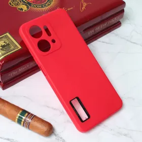 Futrola - maska Soft Silicone za Huawei Honor X7a crvena.