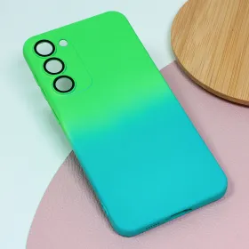 Futrola - maska Rainbow Spring za Samsung S911B Galaxy S23 zeleno svetlo plava.