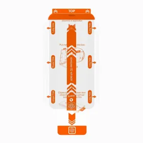 Zaštino staklo (glass) 2.5D dust free za iPhone 12 Mini 5.4 crni.