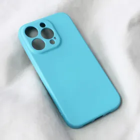 Futrola - maska Teracell Soft Velvet za iPhone 14 Pro 6.1 mint.