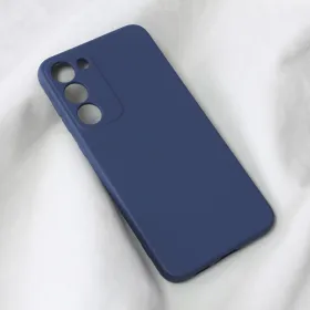 Futrola - maska Teracell Soft Velvet za Samsung S916B Galaxy S23 Plus tamno plava.