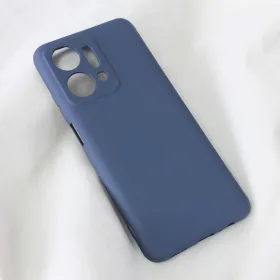 Futrola - maska Teracell Soft Velvet za Huawei Honor X7a tamno plava.