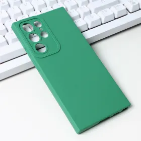 Futrola - maska Silikon Pro Camera za Samsung Galaxy S22 Ultra 5G zelena.