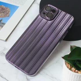 Futrola - maska Shining Line za iPhone 14 Plus 6.7 ljubicasta.