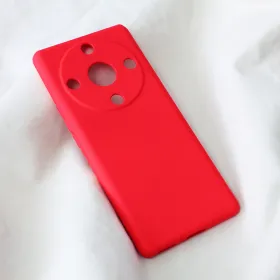 Futrola - maska Teracell Soft Velvet za Huawei Honor Magic 5 Lite crvena.