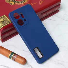 Futrola - maska Soft Silicone za Huawei Honor X7a plava.