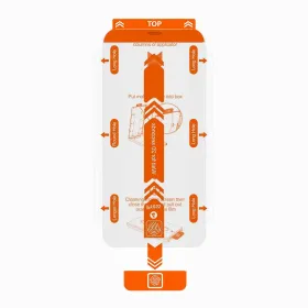 Zaštino staklo (glass) 2.5D dust free za iPhone 13/13 Pro/14/16e 6.1 crni.