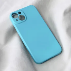 Futrola - maska Teracell Soft Velvet za iPhone 14 6.1 mint.