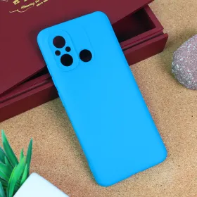 Futrola - maska Teracell Giulietta za Xiaomi Redmi 12C mat svetlo plava.