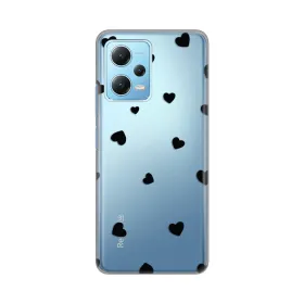 Silikonska futrola - maska print Skin za Xiaomi Redmi Note 12 5G (EU) Hearts.