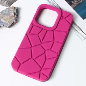 Futrola - maska Color Stone za iPhone 14 Pro 6.1 ljubicasta.