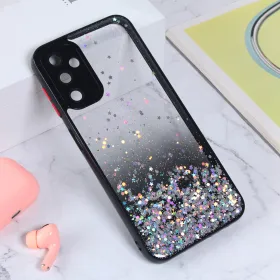 Futrola - maska Frame Glitter za Samsung A145R/A146B Galaxy A14 4G/5G crna.